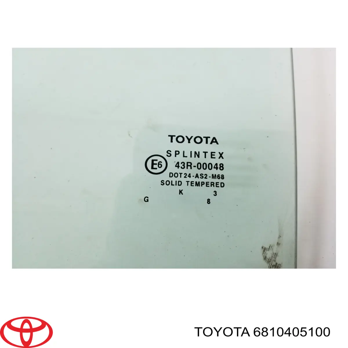 Luna lateral trasera izquierda para Toyota Avensis (T25)