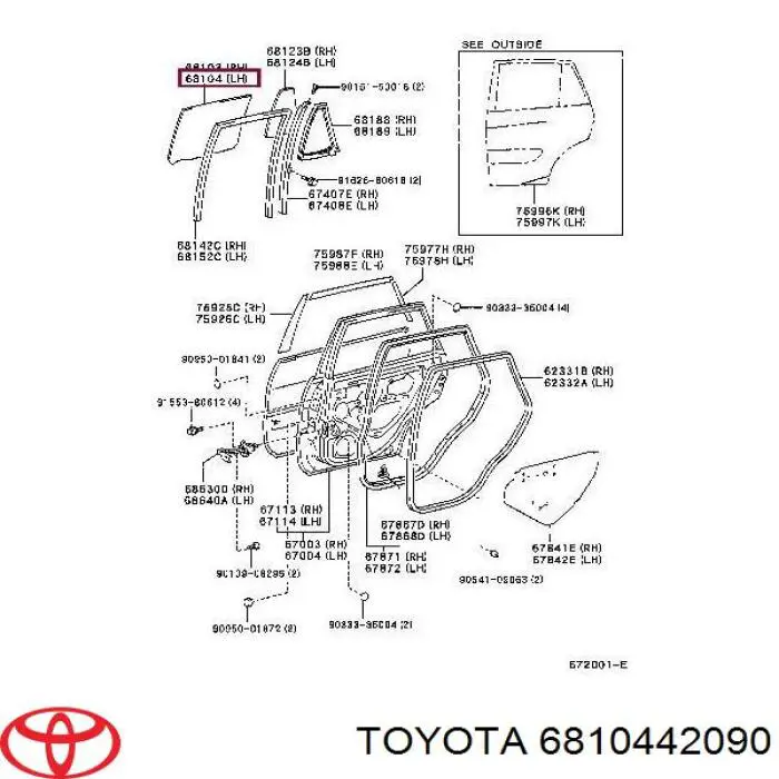 6810442090 Toyota