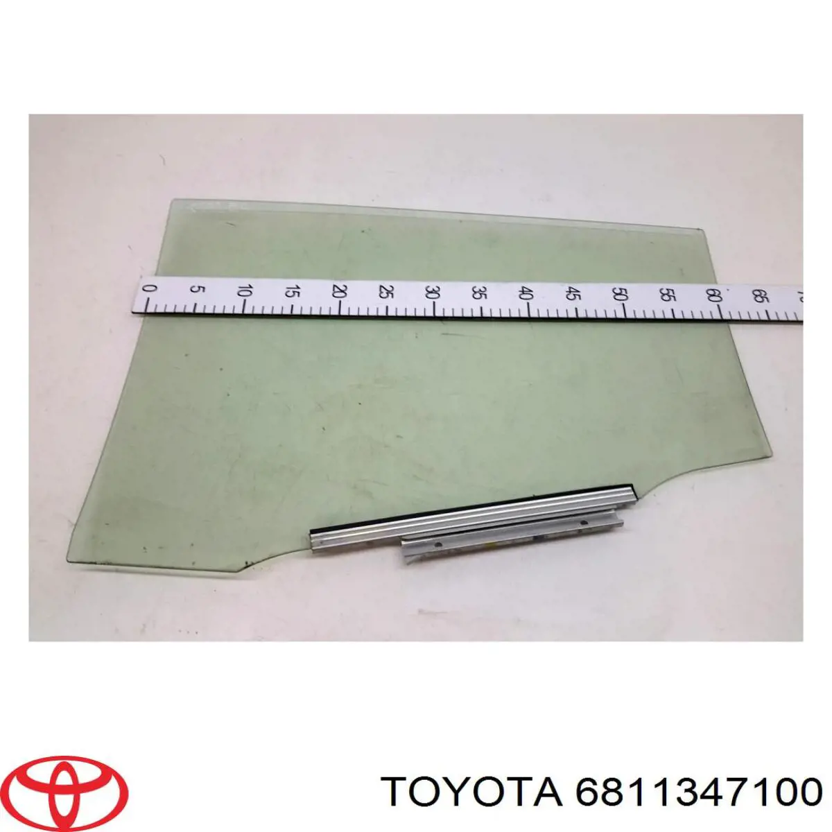 6811347100 Toyota luna de puerta trasera derecha