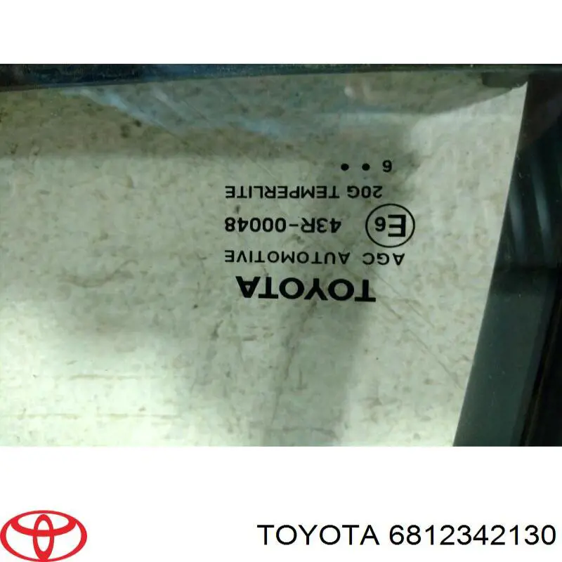 Ventanilla de esquina, trasera derecha para Toyota RAV4 (A4)