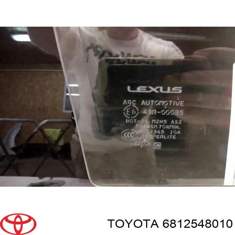 Cristal de ventanilla fija de puerta delantera derecha Toyota 6812548010 precio, desde 50,61 EUR