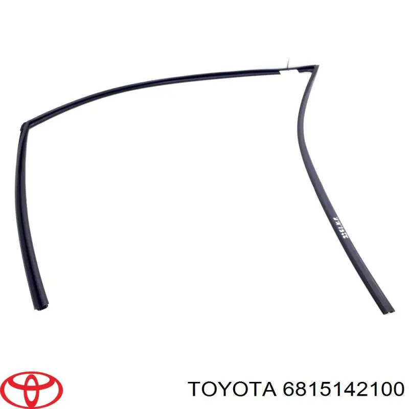 Guía de vidrio para el marco de la puerta delantera izquierda para Toyota RAV4 (A4)