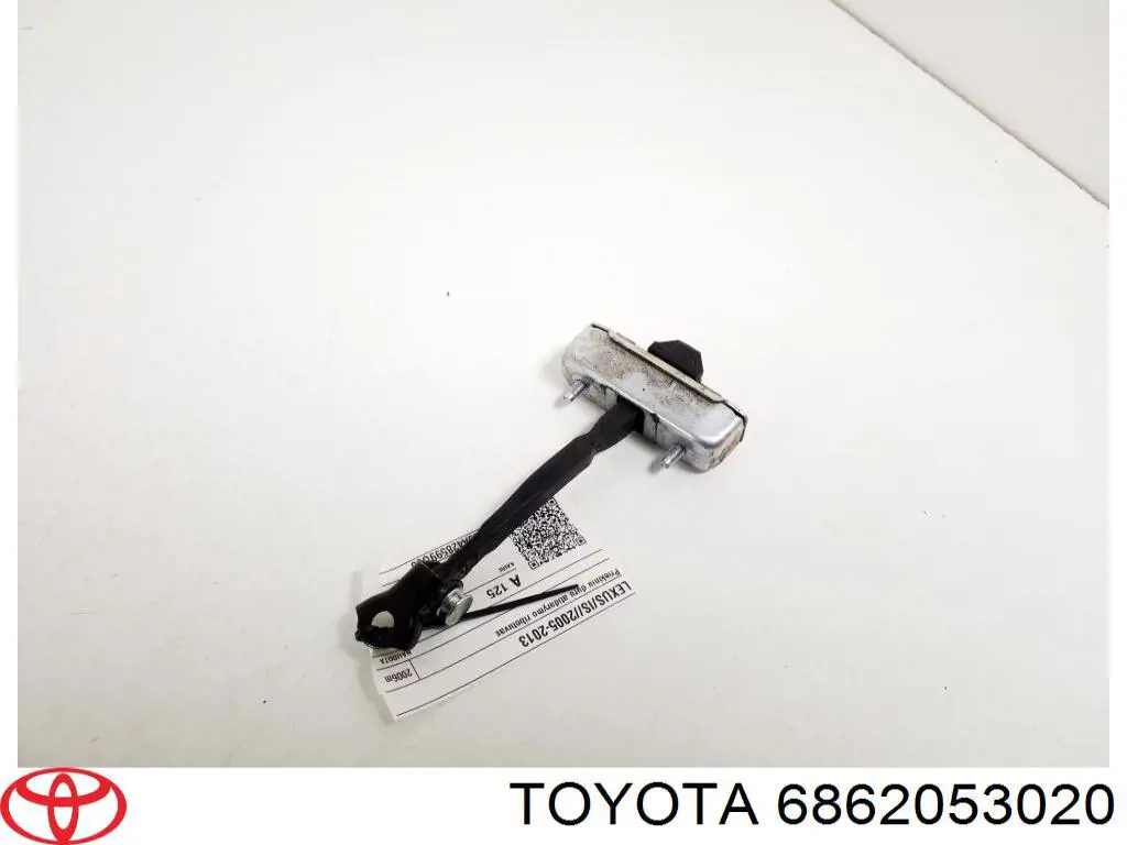 6862053020 Toyota Limitador de apertura de puerta delantera izquierda