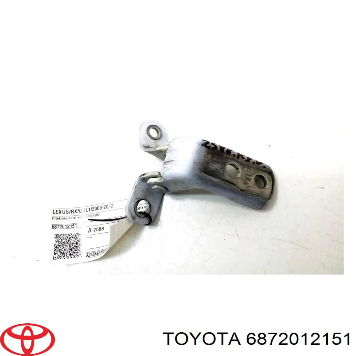 Bisagra de puerta delantera izquierda Toyota 6872012151 precio, desde 37,48 EUR