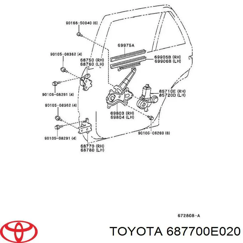 687700E020 Toyota