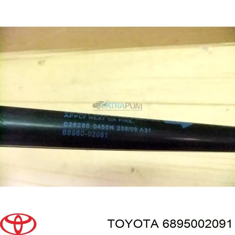 6895002091 Toyota amortiguador maletero
