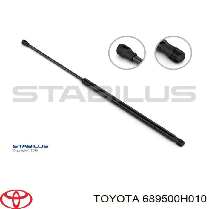 Amortiguador de maletero Toyota 689500H010 precio, desde 12,80 EUR