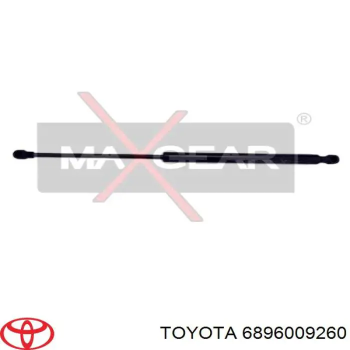 6896009260 Toyota amortiguador de maletero