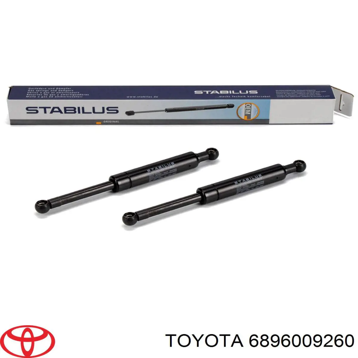 Amortiguador de maletero Toyota 6896009260 precio, desde 19,89 EUR