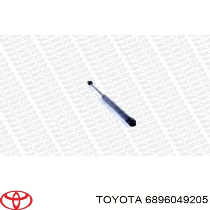 6896049205 Toyota amortiguador de maletero