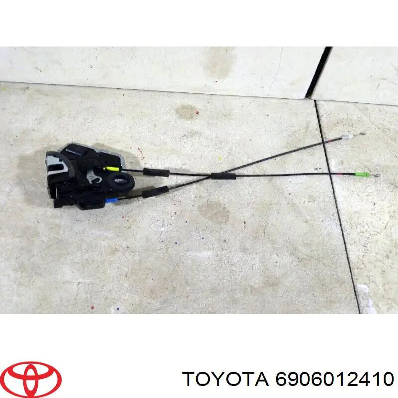 6906012410 Toyota cerradura de puerta trasera izquierda