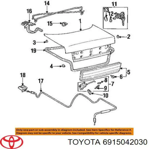  Toyota 6915042030