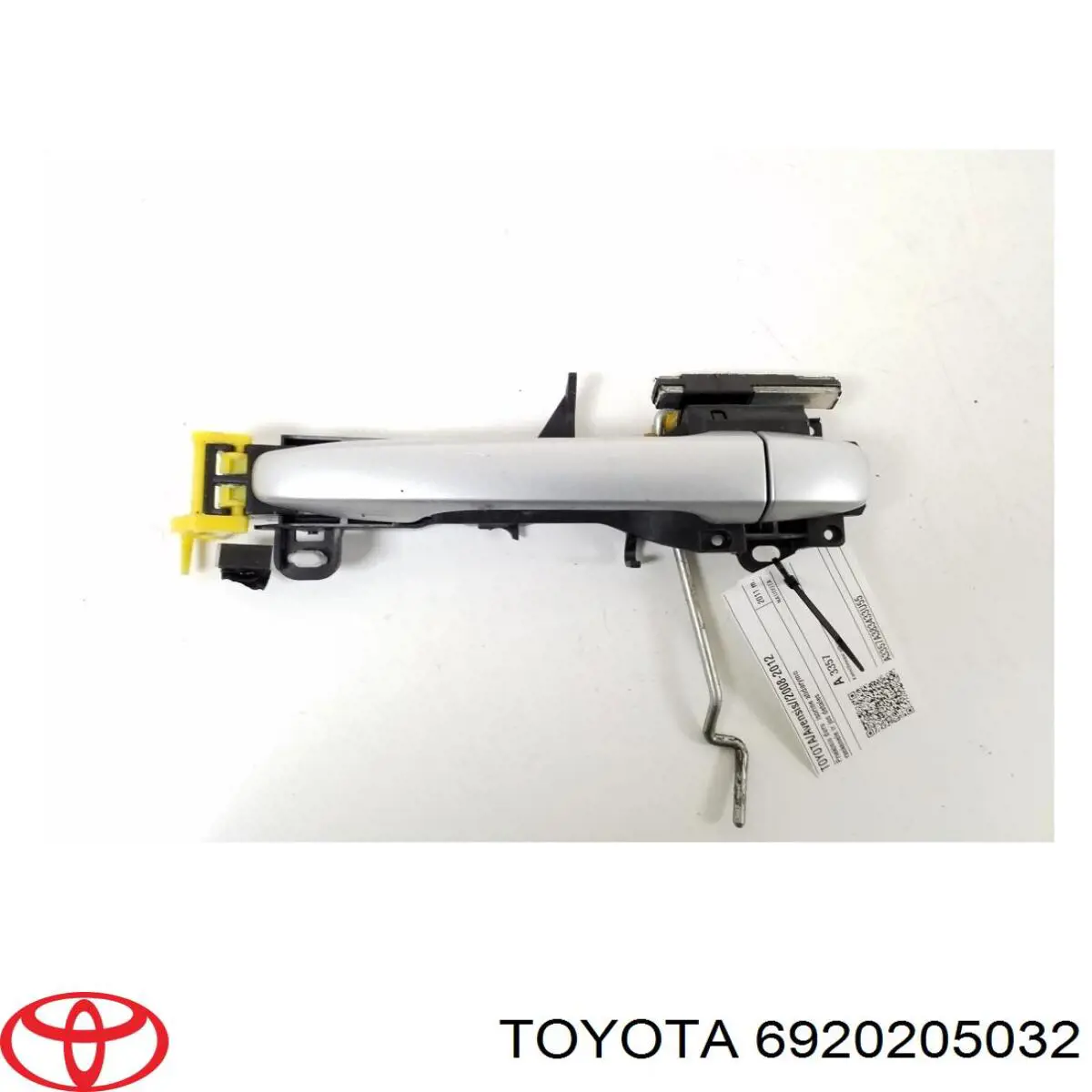 6920205032 Toyota Soporte de manija exterior de puerta delantera izquierda