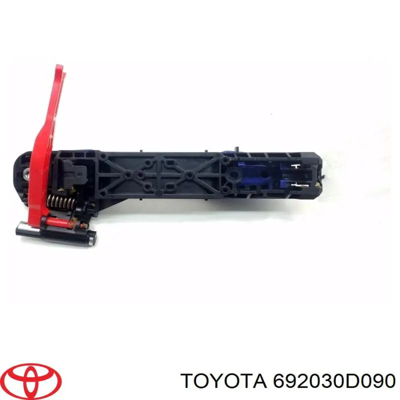 Soporte de manija exterior de puerta trasera izquierda Toyota 692030D090 precio, desde 47,92 EUR