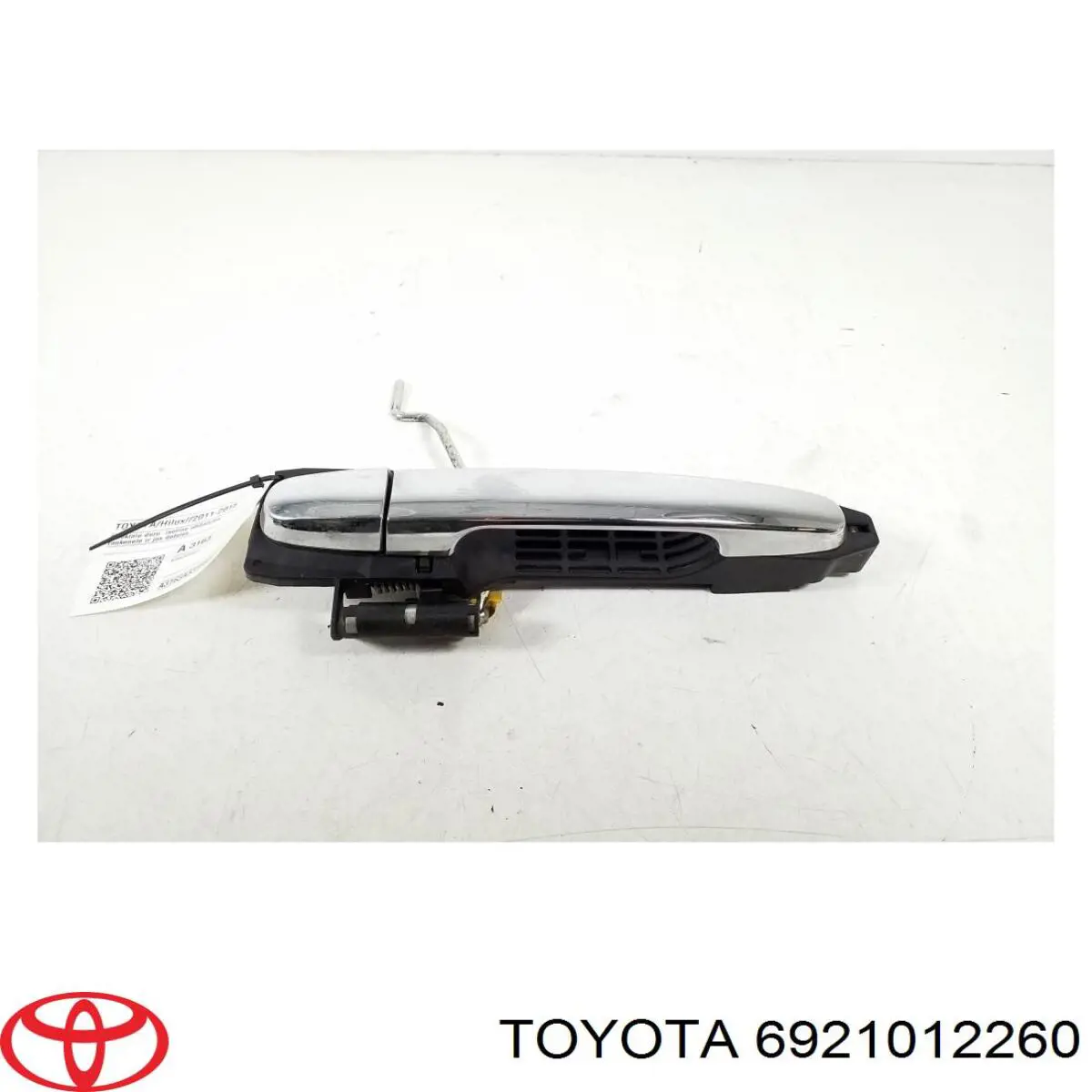 Manija exterior derecha de puerta trasera Toyota 6921012260