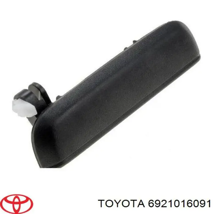 Tirador De Puerta Exterior Dorman 80355 Para Toyota Tacoma - Lado Conductor O Pasajero - Fácil Instalación
