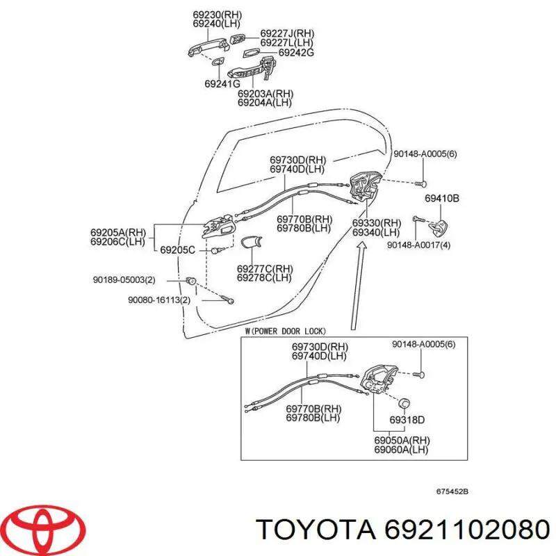 6921102080 Toyota