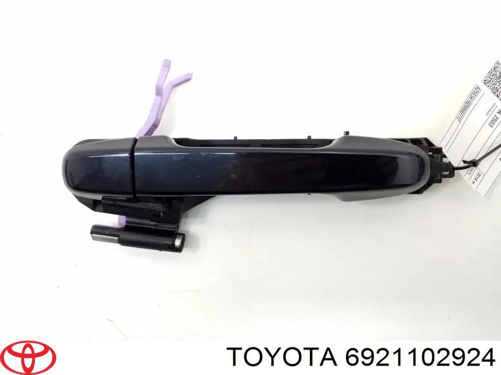 6921102924 Toyota tirador de puerta exterior delantero derecha