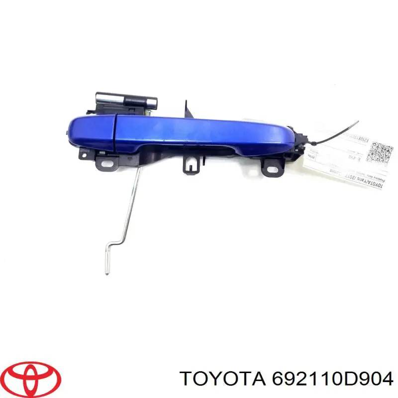 Manecilla de puerta exterior delantero derecha para Toyota Yaris (P13)