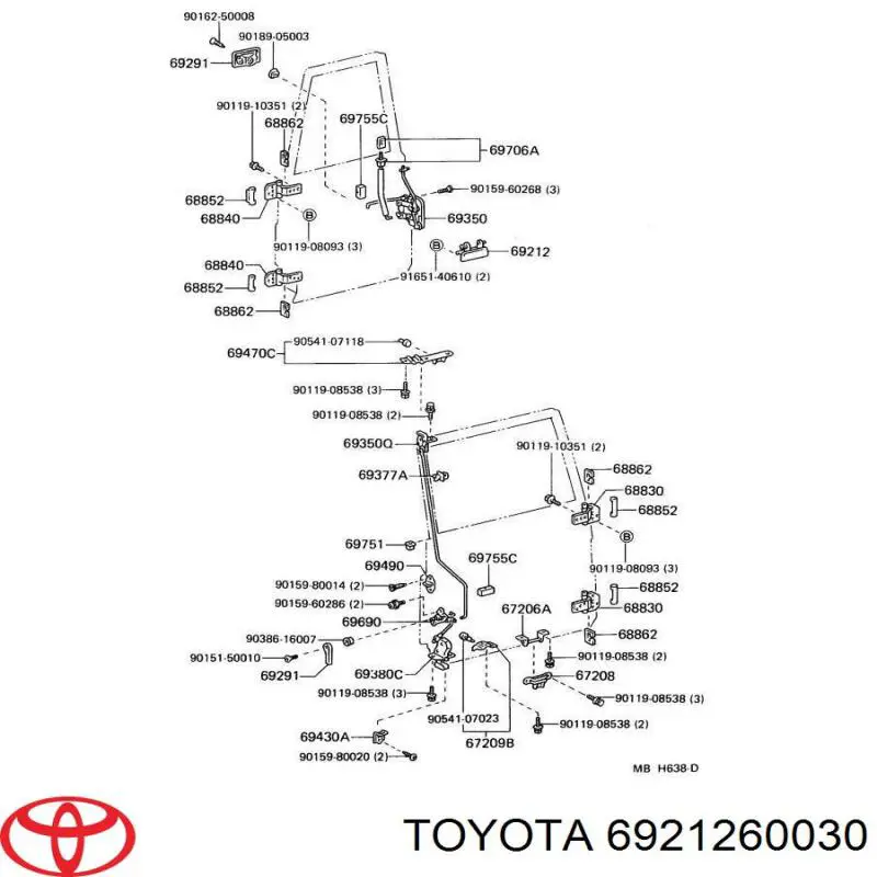  Toyota 6921260030 precio, desde 14,45 EUR