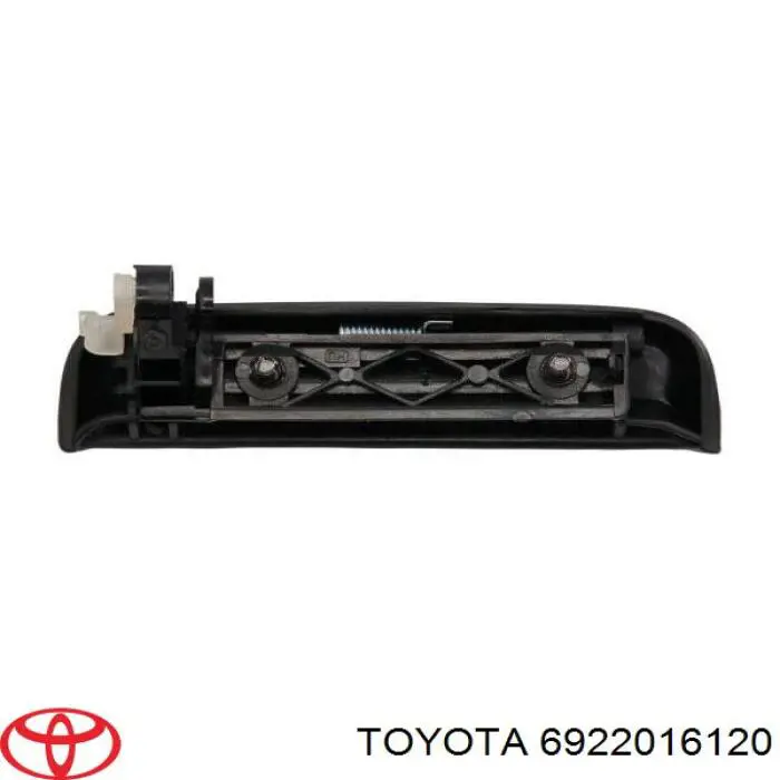 6922016120 Toyota tirador de puerta exterior delantero izquierda