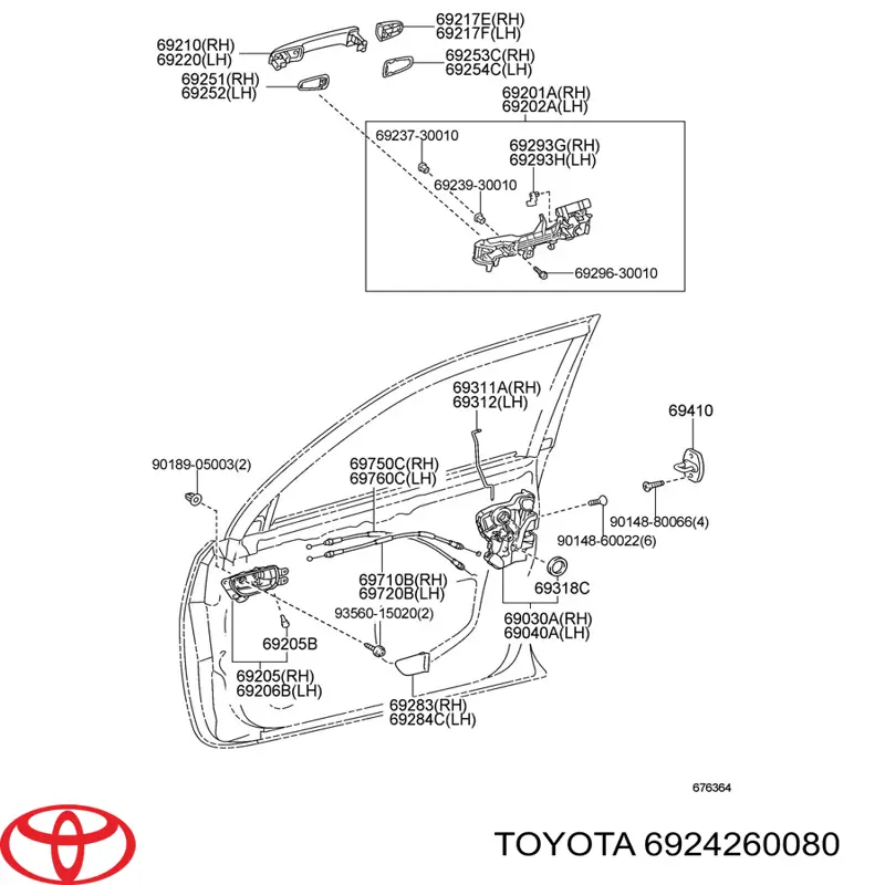 6924260080 Toyota