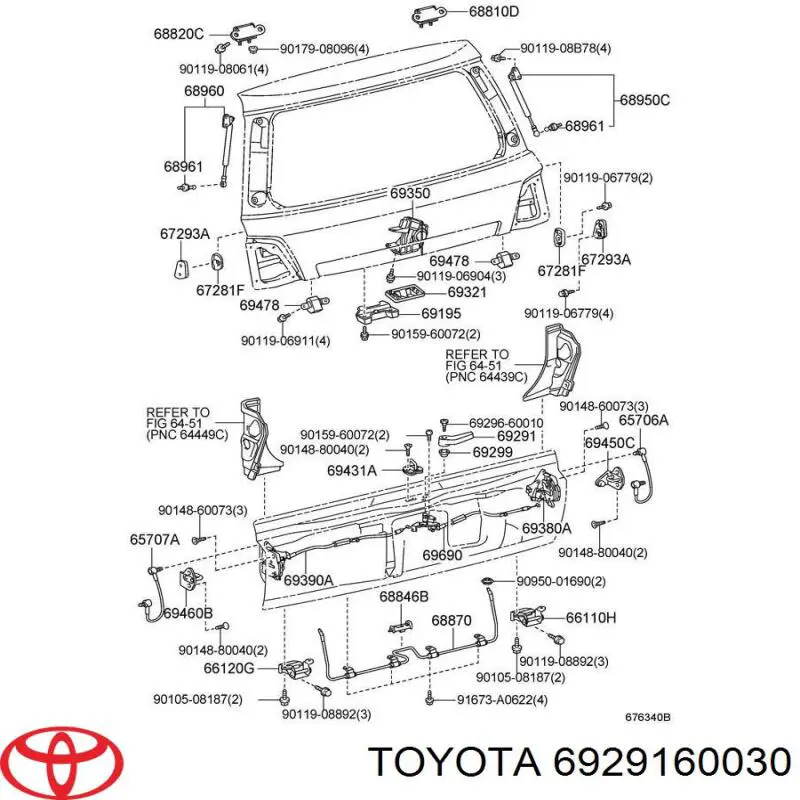 6929160030 Toyota