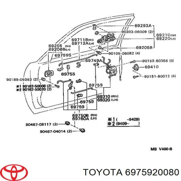 6975920080 Toyota