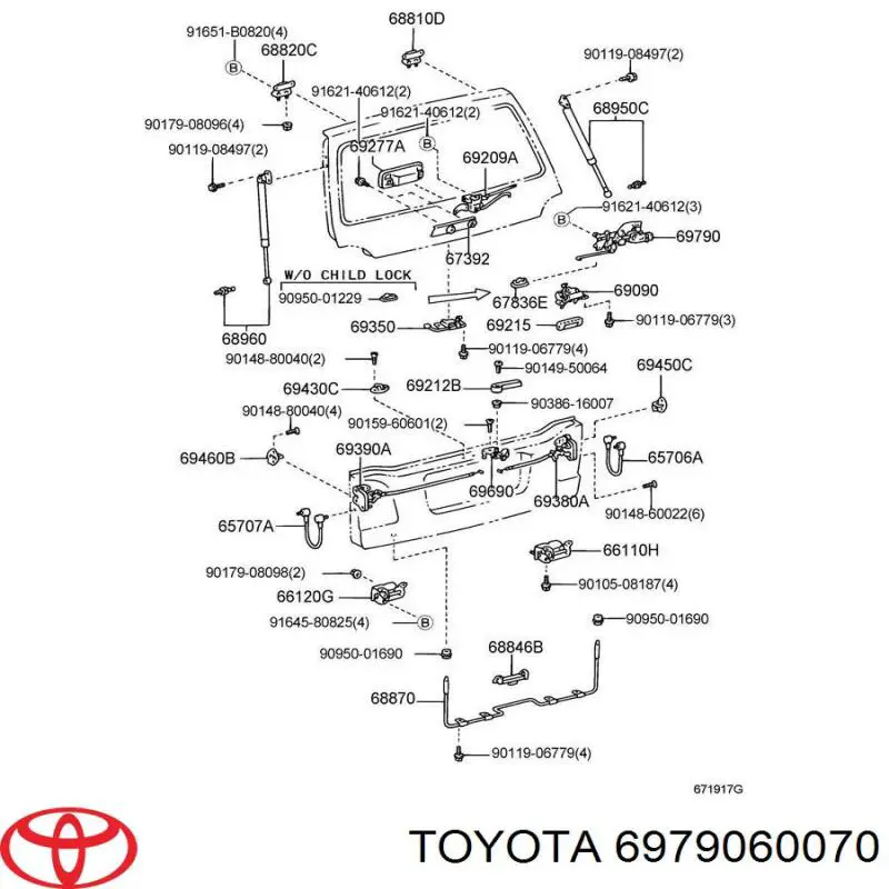 6979060070 Toyota