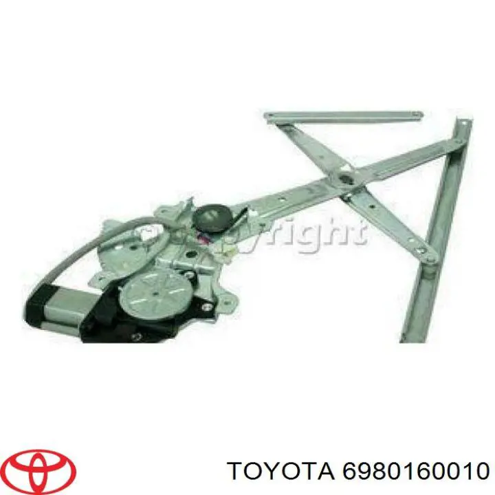 Mecanismo levanta, puerta delantera derecha para Toyota Land Cruiser 80 J8