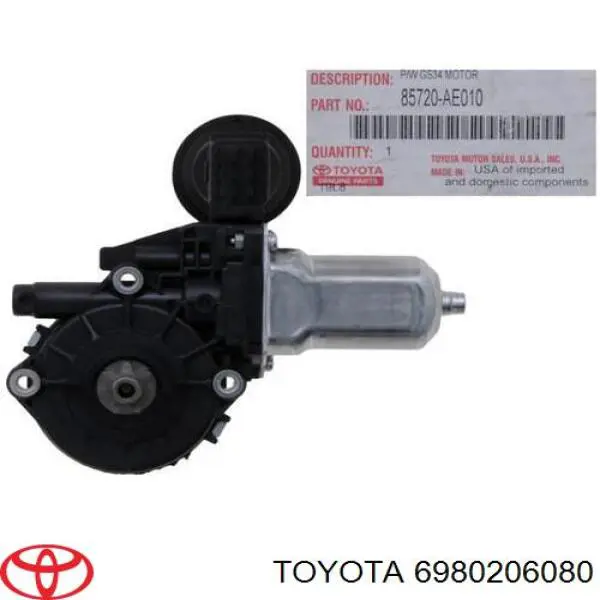 Mecanismo alzacristales, puerta delantera izquierda Toyota Camry (V50)