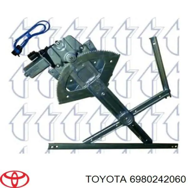 6980242060 Toyota mecanismo de elevalunas, puerta delantera izquierda