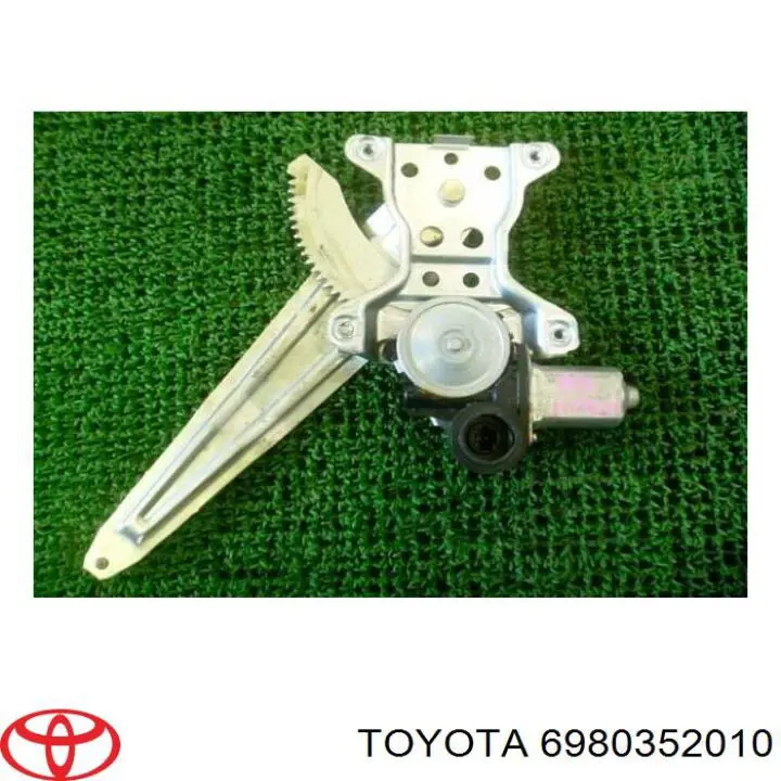 Mecanismo alzacristales, puerta trasera derecha para Toyota Yaris (P10)