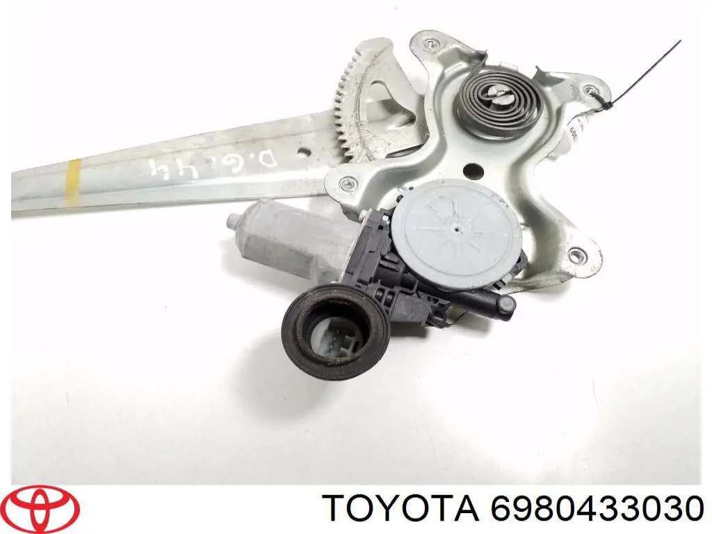 Mecanismo alzacristales, puerta trasera izquierda para Toyota Camry (V30)
