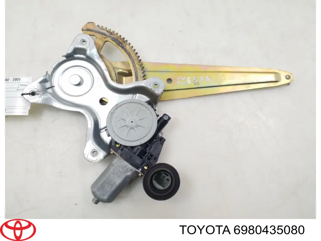 Mecanismo de elevalunas de la puerta trasera izquierda Toyota 6980435080 precio, desde 90,02 EUR