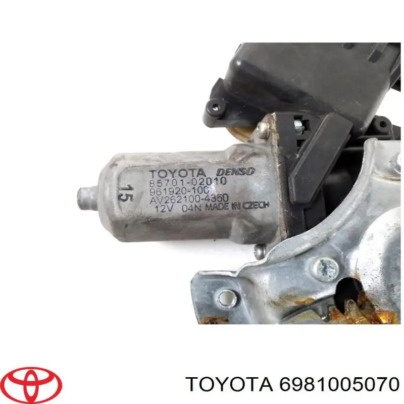 6981005070 Toyota mecanismo de elevalunas, puerta delantera derecha