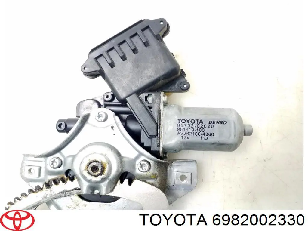 Mecanismo de elevalunas delantero izquierdo 6982002330 Toyota