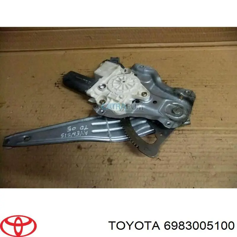 Mecanismo de elevalunas de la puerta trasera derecha Toyota 6983005100 precio, desde 40,66 EUR