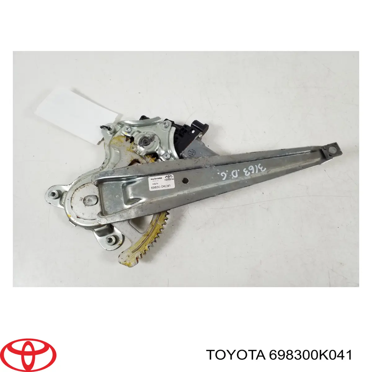 698300K041 Toyota mecanismo de elevalunas, puerta trasera derecha
