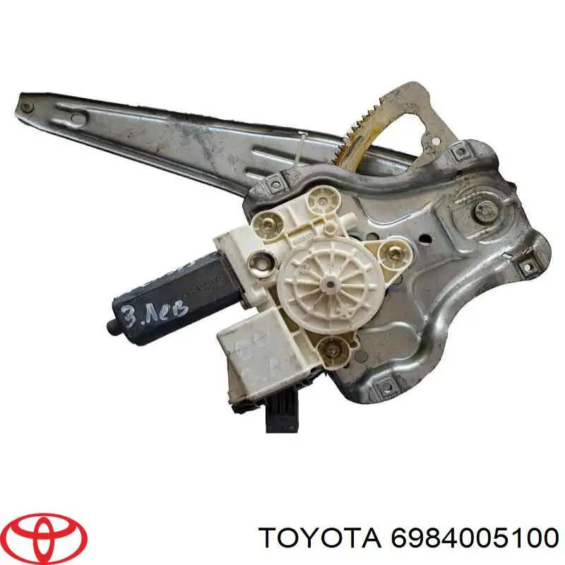 Mecanismo alzacristales, puerta trasera izquierda para Toyota Avensis (T25)