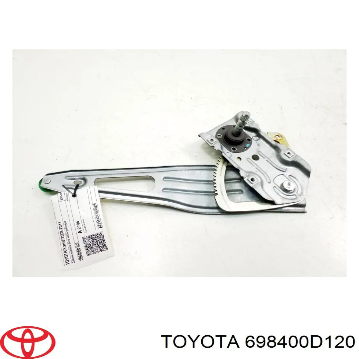 Mecanismo alzacristales, puerta trasera izquierda para Toyota Yaris (SP90)