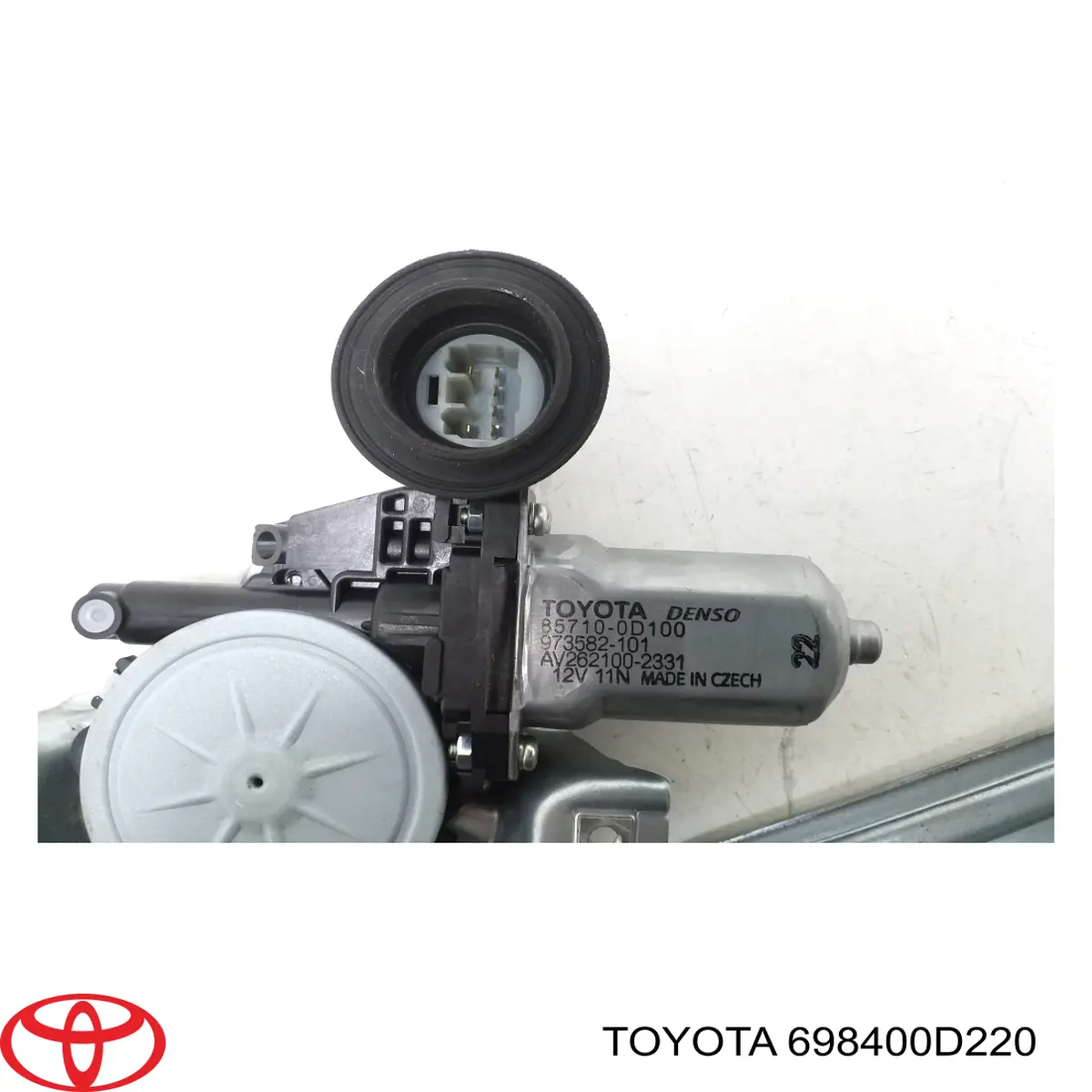 698400D220 Toyota mecanismo de elevalunas, puerta trasera izquierda