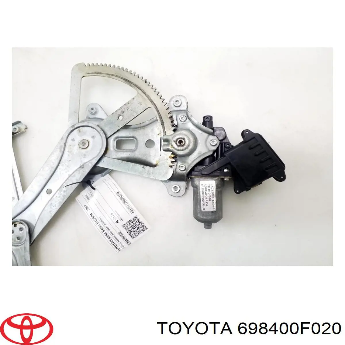 Mecanismo de elevalunas de la puerta trasera izquierda 698400F020 Toyota