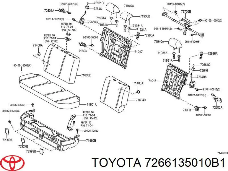 7266135010B1 Toyota