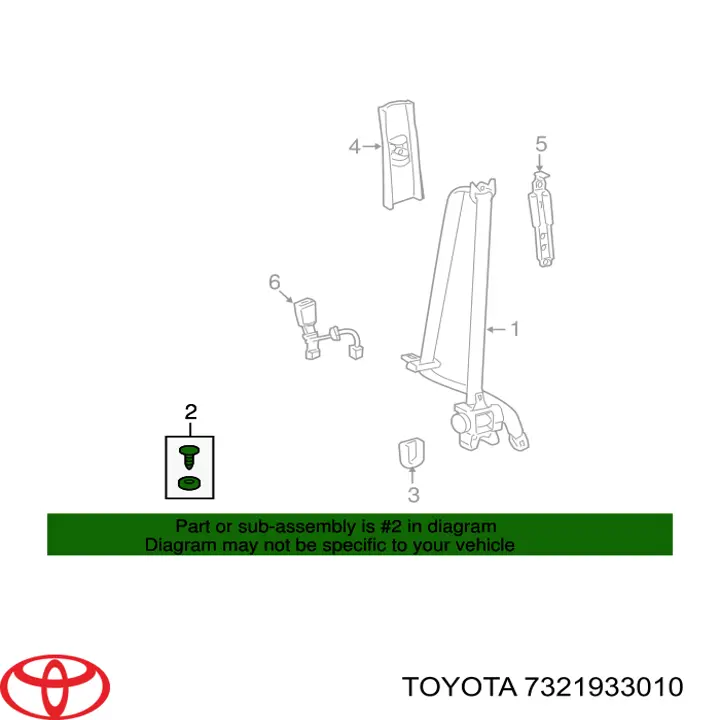 Comprar Tope (clip) de un cinturón de seguridad Toyota C-HR  X10