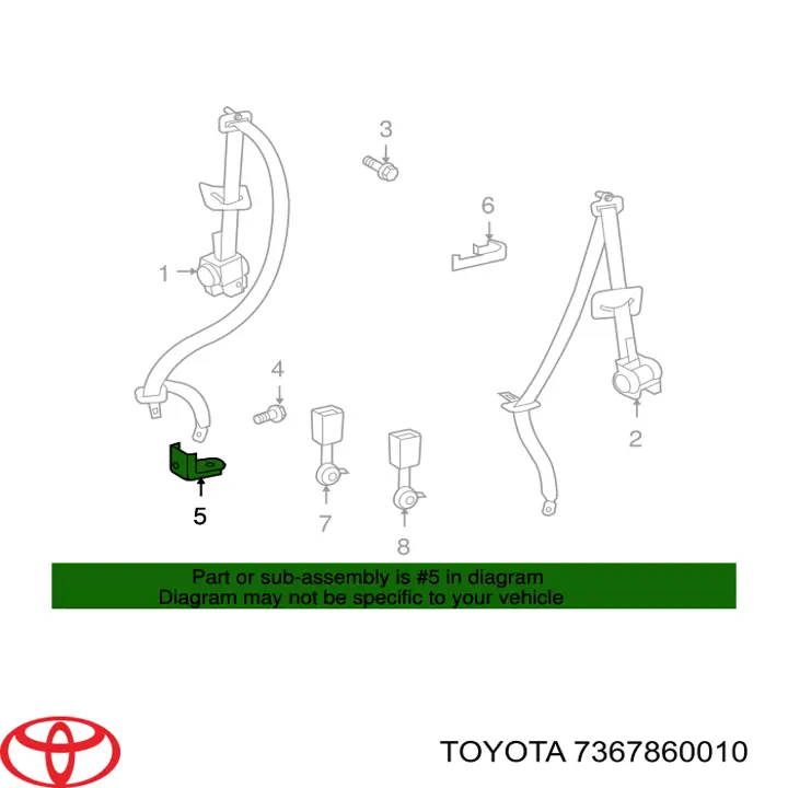 7367860010 Toyota