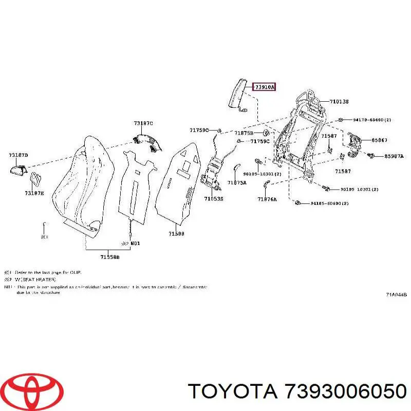 7393006050 Toyota