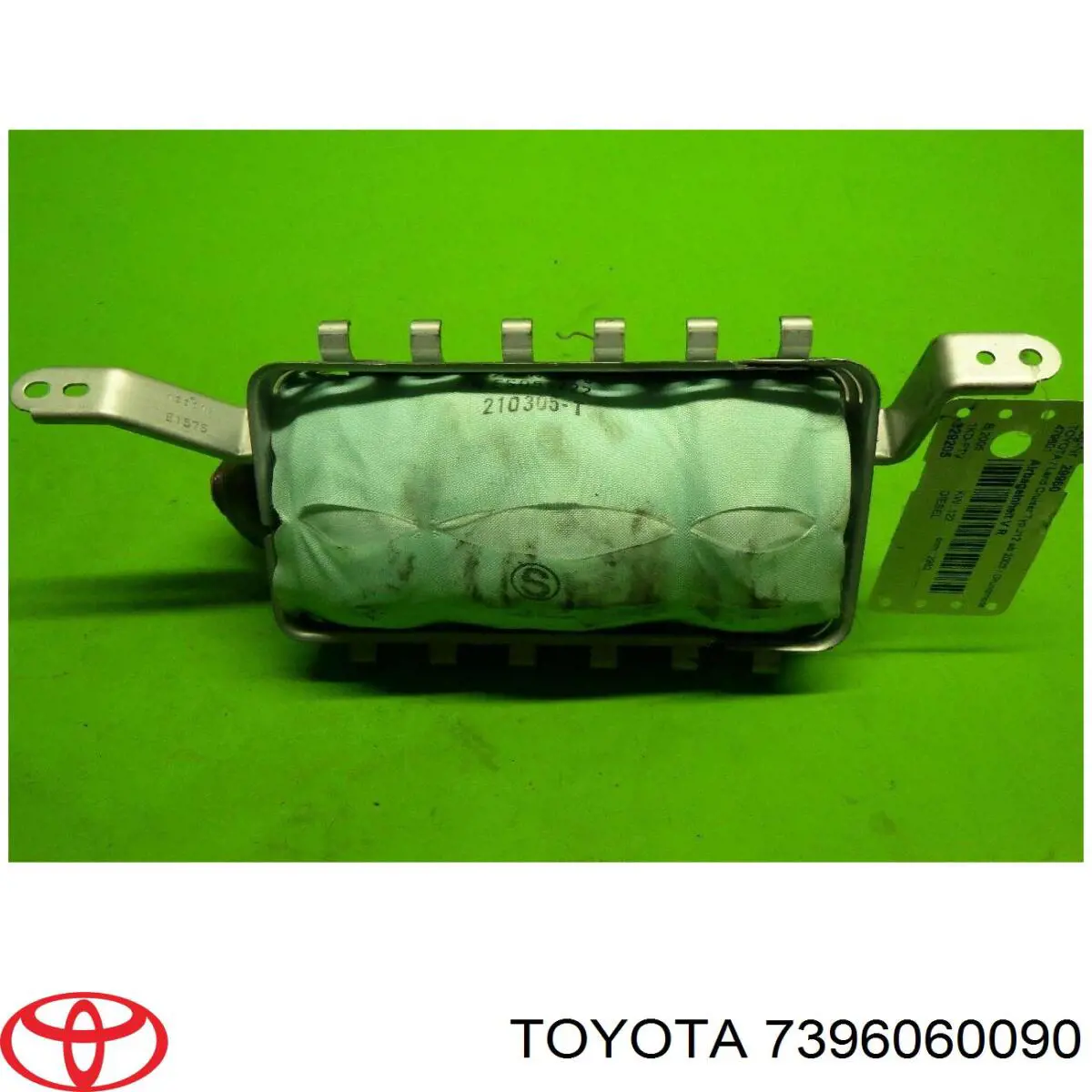 Bolsa de aire para pasajero Toyota 7396060090 precio, desde 191,66 EUR