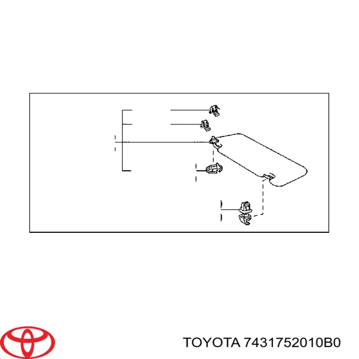  Toyota 7431752010B0 precio, desde 11,84 EUR