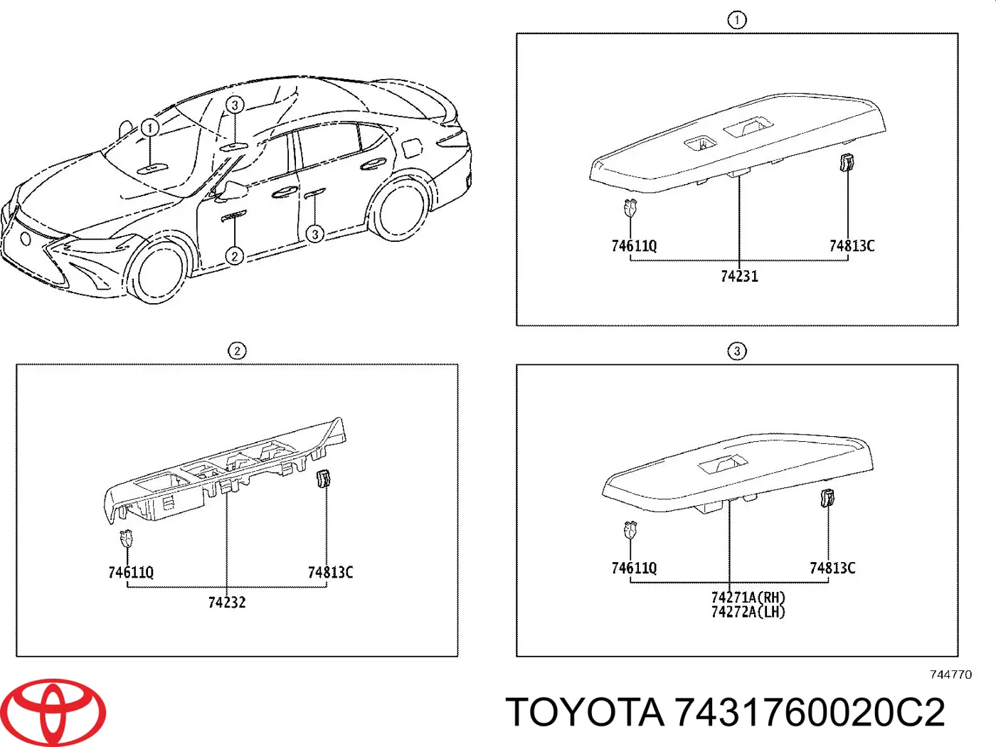 7431760020C2 Toyota 
